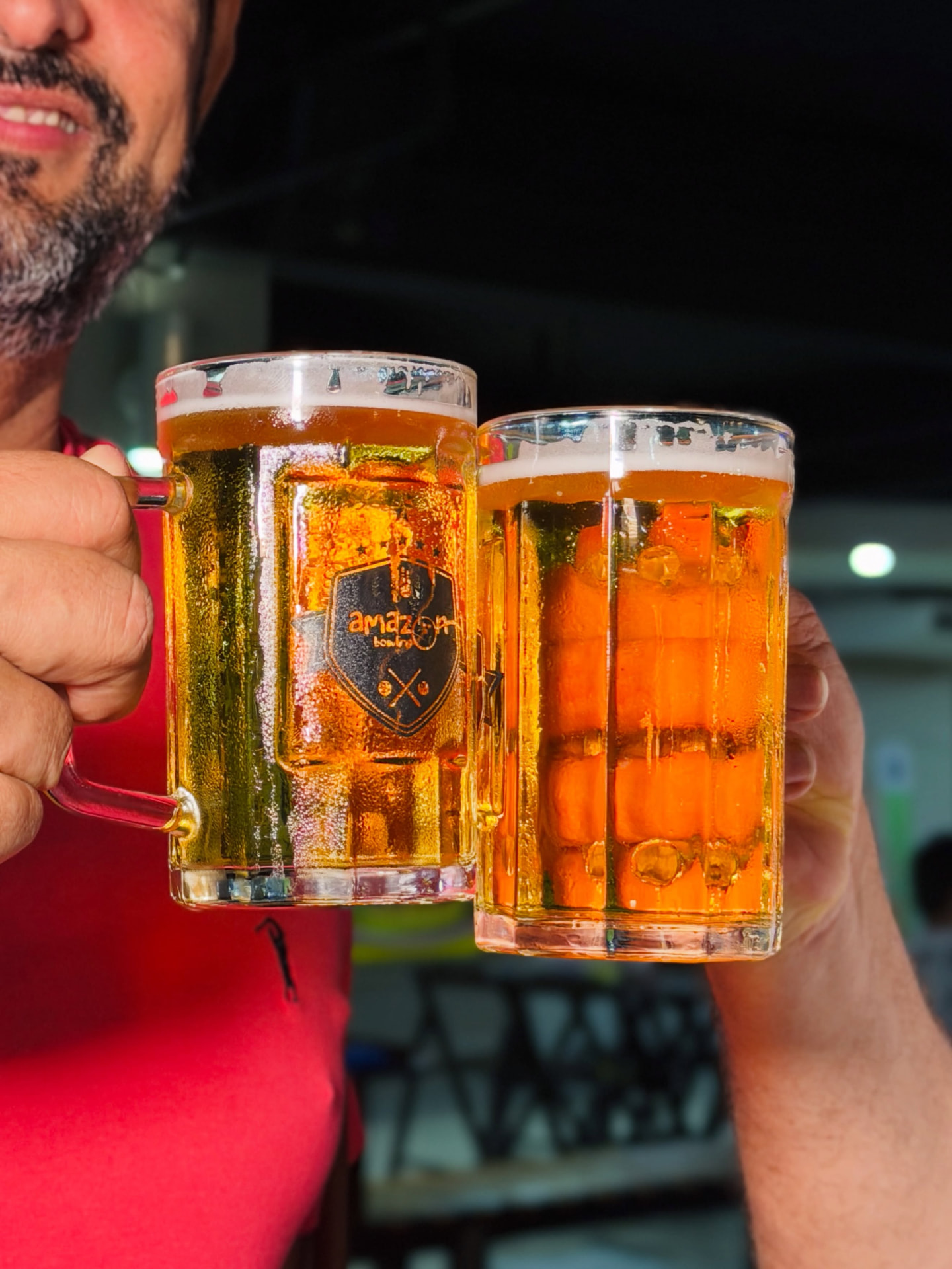 Canecas de chopp gelado da Amazon Bowling